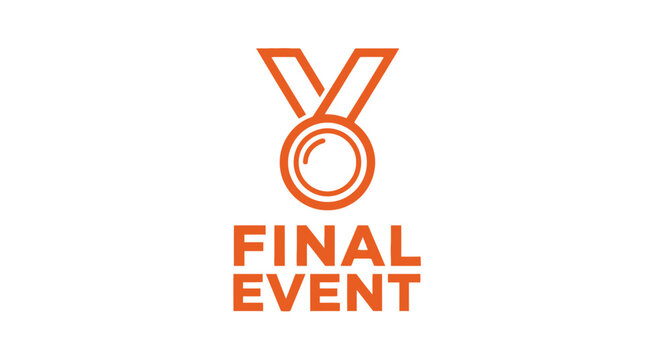 Final Event: Achieving Victory With A Symbolic Medal Celebrating Achievement and Competition