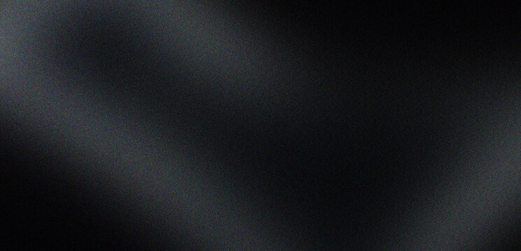 Solid black abstract background with subtle diagonal light streaks and grainy texture.