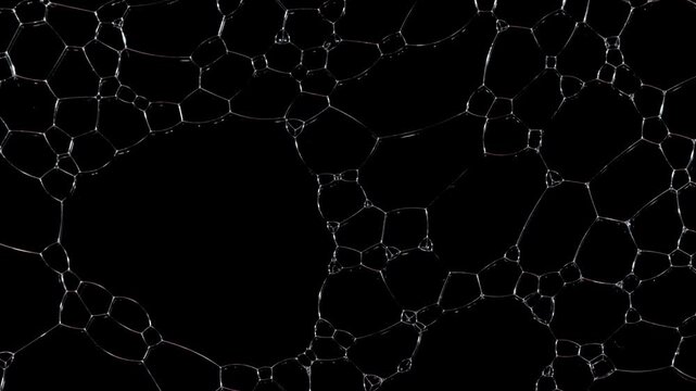 Texture of white soap foam with bubbles abstract background. Soap sud macro structure. Bathtup Soap Foam. Natural White Shampoo Bubbles Motion. High quality 4k footage