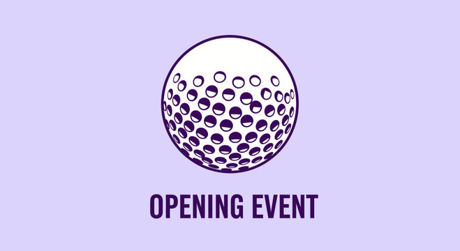 Golf Event Announcement: A Concise and Appealing Visual Presentation of Launch Celebrations