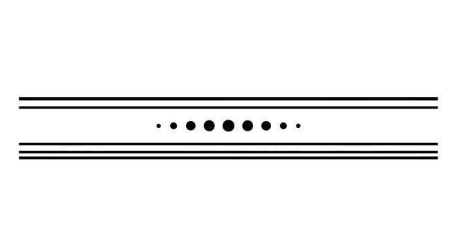 Decorative horizontal line with dots separator.