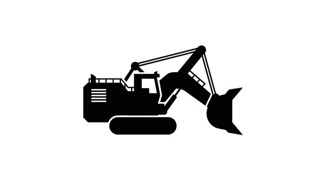 Excavator Machine Heavy Equipment Construction.