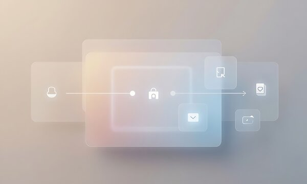 vector login interface