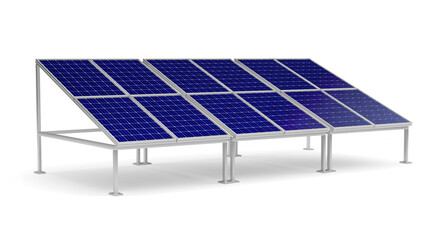 Solar panel isolated on transparent background © Muhammad