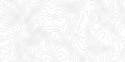 Black and white lines seamless Topographic map patterns, topography line map. Vintage outdoors style. The stylized height of the topographic map contour in lines and contours isolated on transparent. © armans