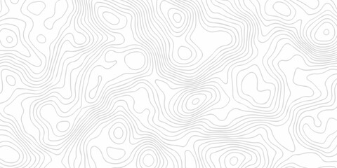 Black and white lines seamless Topographic map patterns, topography line map. Vintage outdoors style. The stylized height of the topographic map contour in lines and contours isolated on transparent. © armans