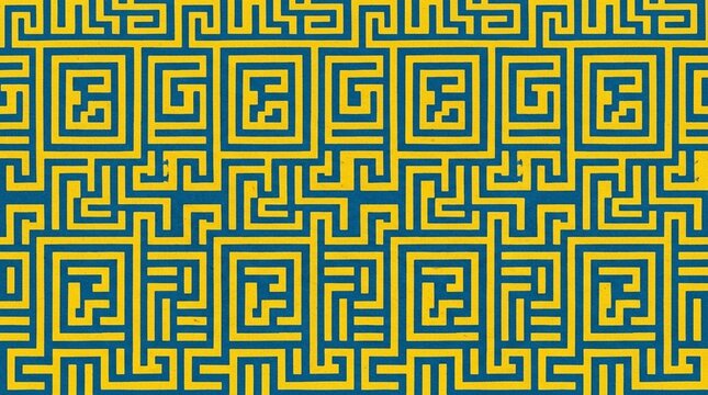 Greek key meander border fill Greek key meander repeating fill pattern - Seamless Pattern for Commercial Use