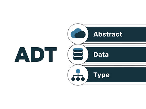 Abstract Data Type Visual Representation With Icons