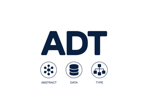 Modern Abstract Data Type Logo Design