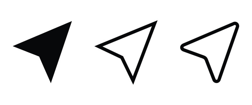 Modern Send Arrow Icon Set with Paper Plane Message Delivery and Communication Symbols for Mobile Apps and Web Interface