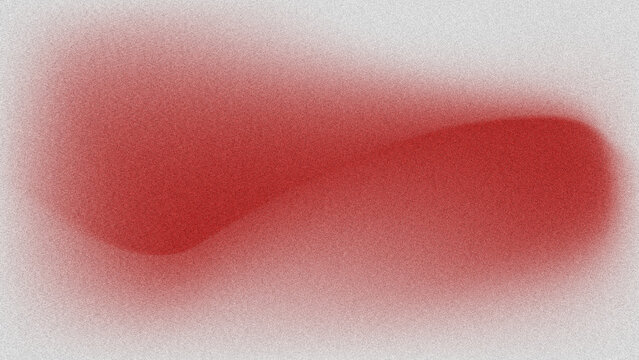 Abstract Red Grainy Gradient Texture Background with Noise and Organic Fluid Shape