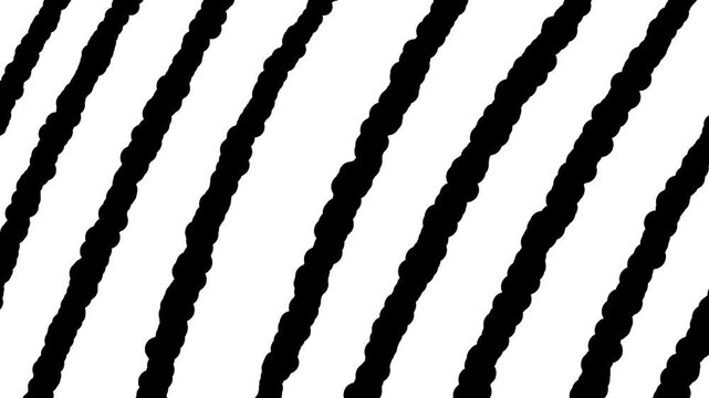 Fully hand drawn animated transition background with copy space for text or overlay for video. Stop motion graphic black and white for screen mode. Easy usable