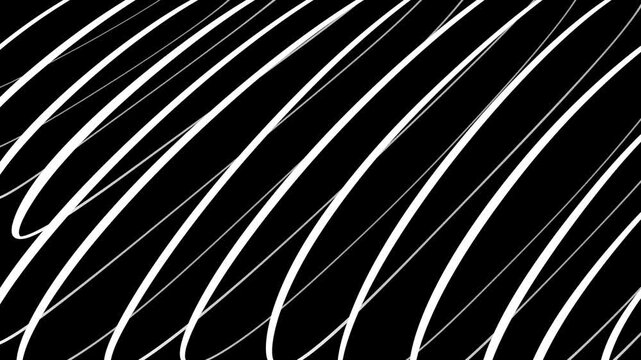 Fully hand drawn animated transition background with copy space for text or overlay for video. Stop motion graphic black and white for screen mode. Easy usable