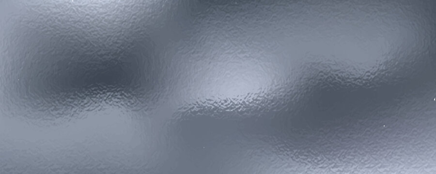 Vector grey foil texture background. Abstract gradient bright and shiny light reflection rough texture surface. Vector illustration for background, backdrop, web, wallpaper, print and design artwork.