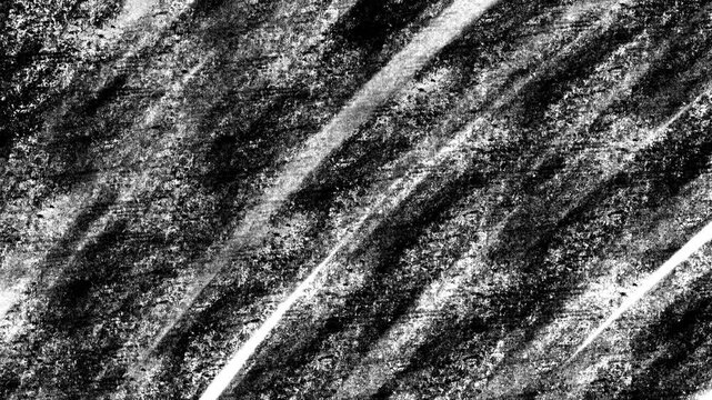 Fully hand drawn animated drawn background with copy space for text. Abstract charcoal sketchy hatching or strokes for educational or hobby videos. Stop motion