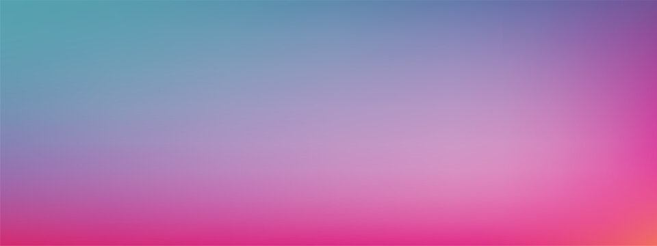 Soft gradient background with smooth color transition. Pastel hues blend gently from teal to pink. Colors fade softly without sharp edges or texture. Ideal for modern designs. abstract background