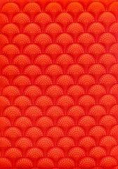 Obraz premium red leather background and texture as a pattern for the interior car or a sofa or wall covering