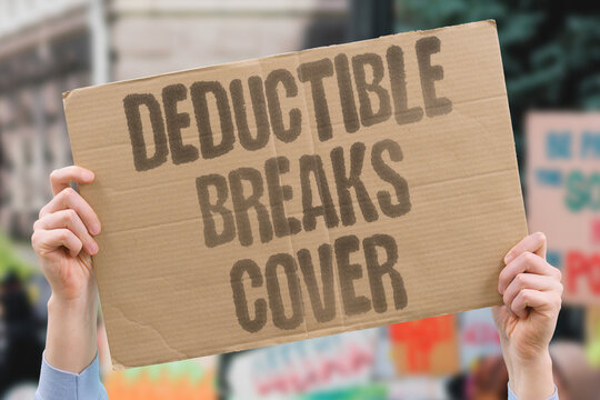 "Deductible Breaks Cover" High deductible structures make insurance effectively unusable for many claims. HIGH. DEDUCTIBLE. STRUCTURES. EFFECTIVELY. UNUSABLE.