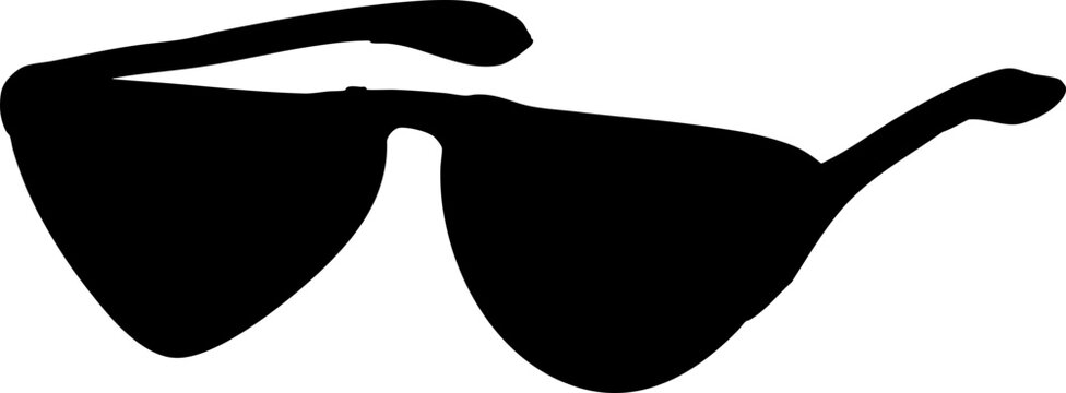 sketch hand drawn Sunglasses 