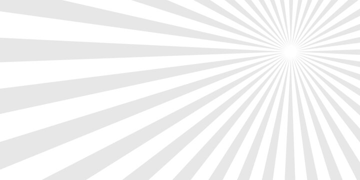 Grey sun burst ray background