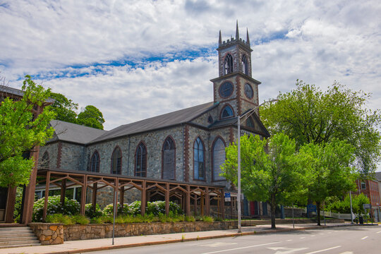 St. John's Episcopal Diocese Church of Rhode Island at 271 N Main Street, downtown Providence, Rhode Island RI, USA. 