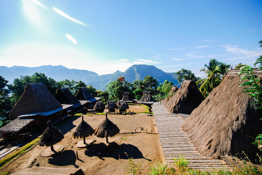 Bena Traditional Village Megalithic Site and Ancestral Houses in Bajawa, Flores