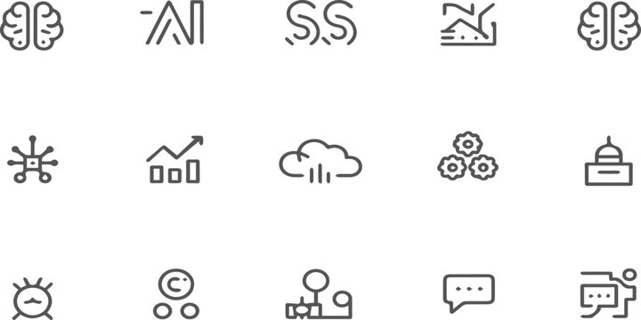 Vector set of zodiac sign icons for web business design featuring symbol illustrations for mobile and internet contact