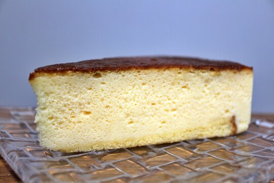 Basque cheesecake purchased at a supermarket in Tokyo, Japan