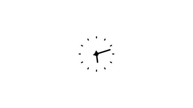 abstract analog clock