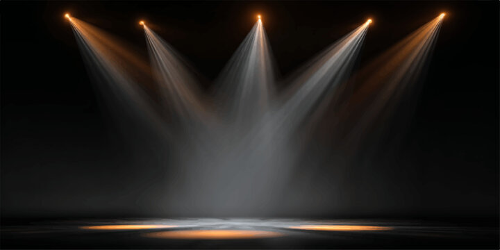 A dramatic presentation, with a captivating display of stage lighting. The spotlight illuminates, creating a sense of anticipation and artistry. 
