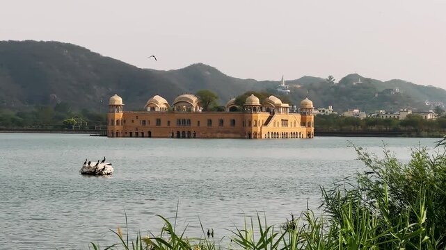 Jal Mahal, Water Palace is a palace in the middle of the Man Sagar Lake in Jaipur city, the capital of the state of Rajasthan, India.