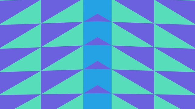 Vibrant Purple and Blue Geometric Triangle Pattern Background