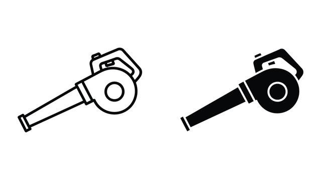 Black and white roller skate and rollerblade icons