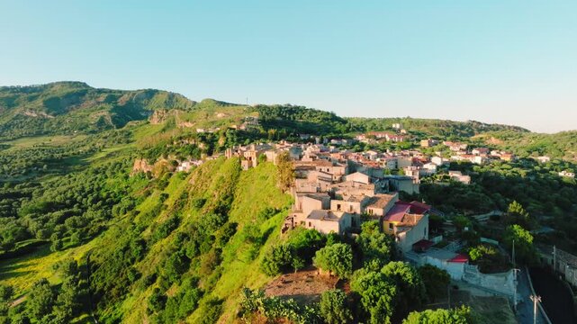 Careri little hamlet in the mountain of Calabria, Italy