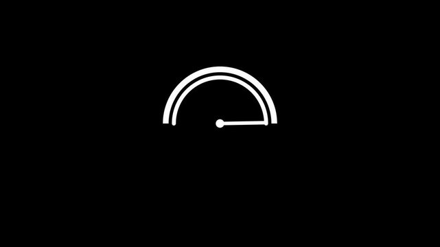 Too much, off the charts. Abstract meter scale with arrow.Dangerously increasing values, critical overload. 4k video