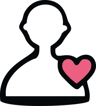 Heart icon set Love, romance, hearts, romantic, falling in love, sympathy