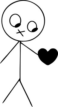 Heart icon set Love, romance, hearts, romantic, falling in love, sympathy