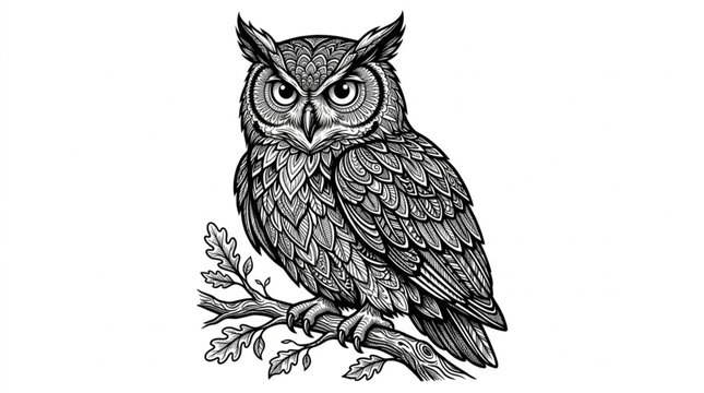 owl on a branch