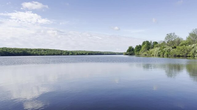 A Calm Lake on an Early Spring Morning