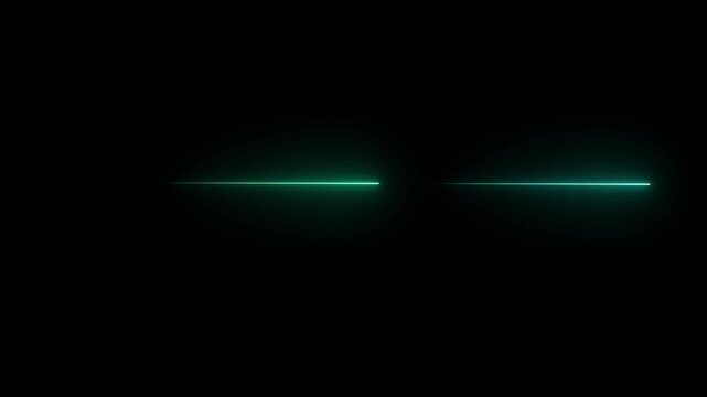 tow Straight neon lazer line