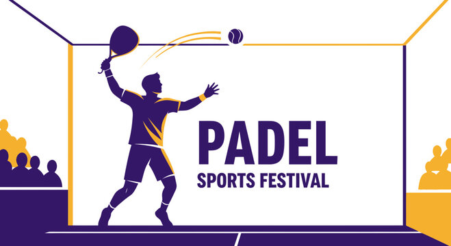 Padle Sports Festival Champion Silhouette Against A White Backdrop With Spectator's