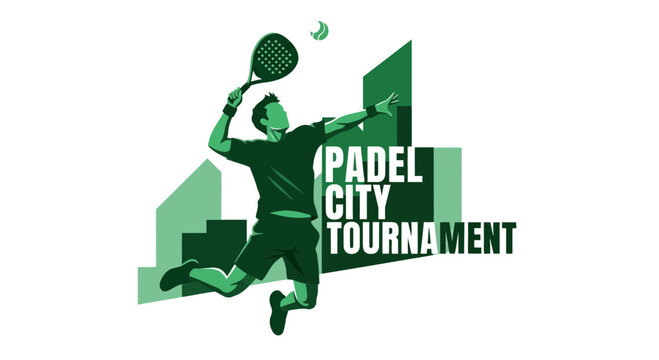Padle Tournament in The City, Minimalist Green Design For Sport and Leisure