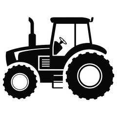 Obraz premium Tractor Svg, Tractor Silhouette Svg, Farm Tractor Cut File, Farmer Clipart, Agriculture Svg, Tractor Outline Svg, Rustic Farm Machine Svg