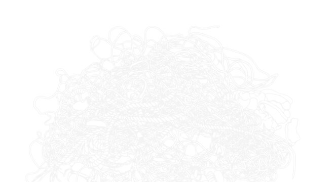 Abstract White Chaos Lines Background