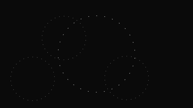 Shiny glowing fireworks blast, circle spark line animation, abstract ellipse explosion transition effect, celebration motion graphics overlay, black background, ultra hd 4k,glowing circle blust