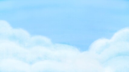 Obraz premium pale blue cloud layer background