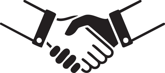 Obraz premium vector illustration of a handshake