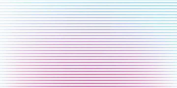 Abstract pastel gradient background with horizontal stripes. Soft pink, purple, and blue light rays texture. Modern minimalist pattern for creative design.