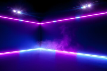 Fototapeta premium concert stage lights loop