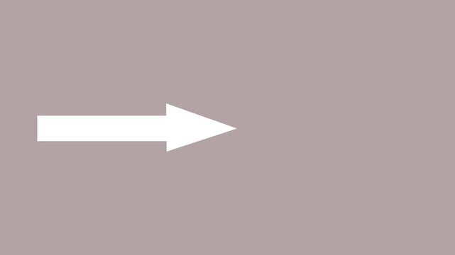 Red arrow loop animation modern navigation indicator effect.
